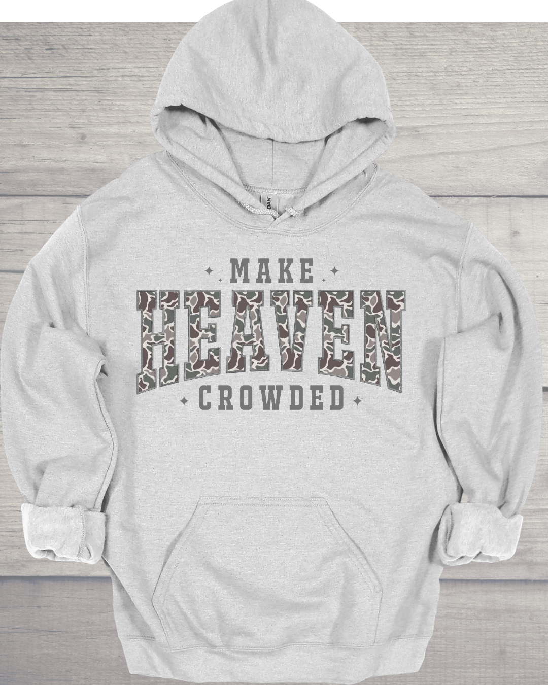 Make Heaven Crowded Camo Hoodie