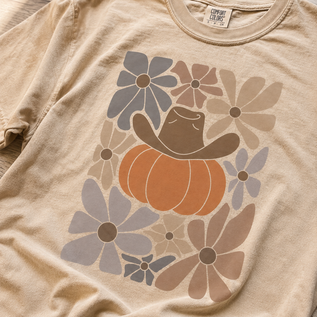 Pumpkin Cowboy Floral