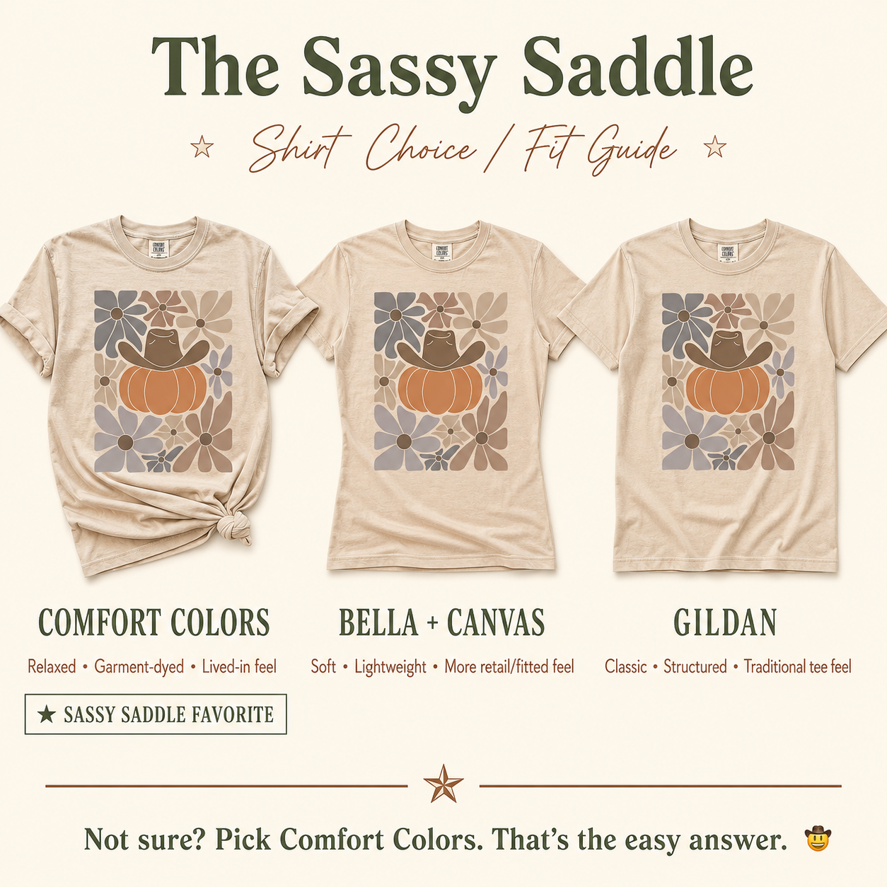 Pumpkin Cowboy Floral