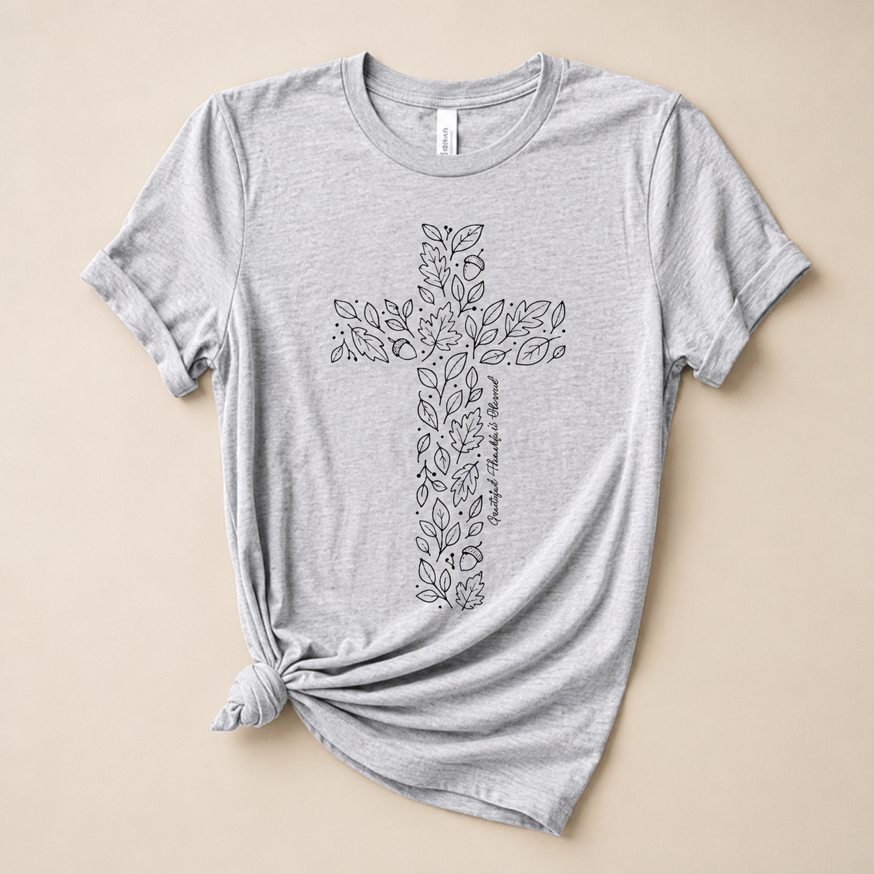Grateful Thankful Blessed Cross