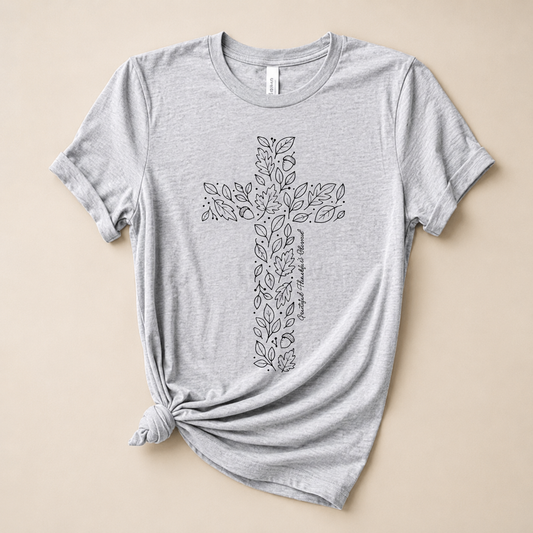 Grateful Thankful Blessed Cross