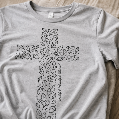 Grateful Thankful Blessed Cross