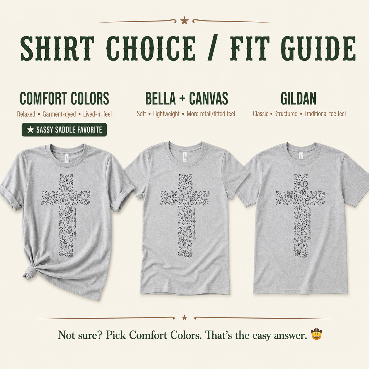 Grateful Thankful Blessed Cross
