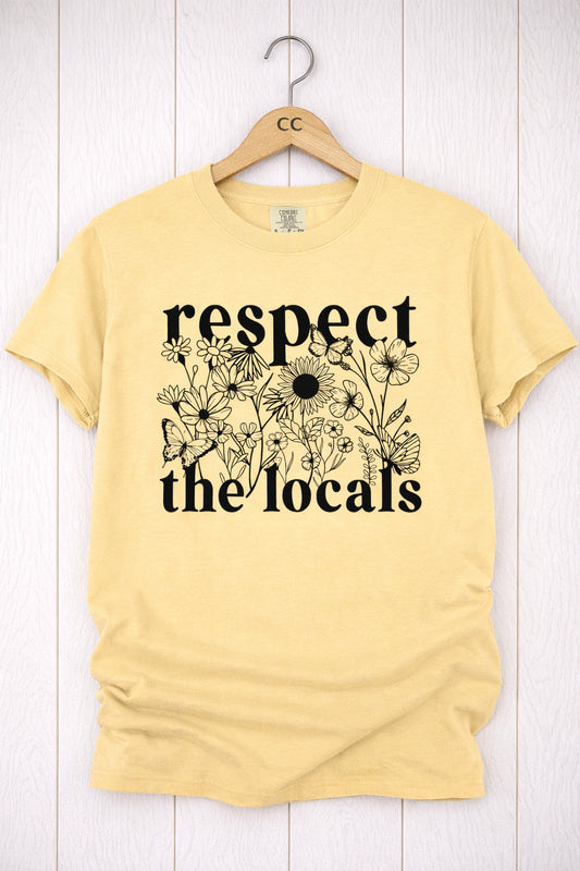 Respect the Locals Wildflower Butterfly Tee