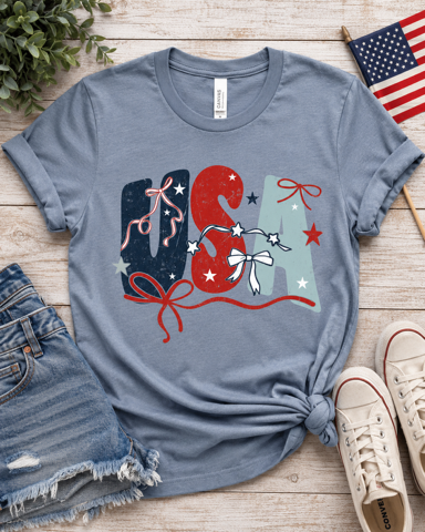 USA Coquette Bows Tee